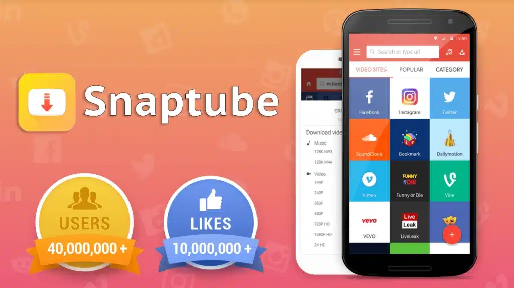 دانلود اسنپ تیوب Snaptube دانلود اسنپ تیوب Snaptube